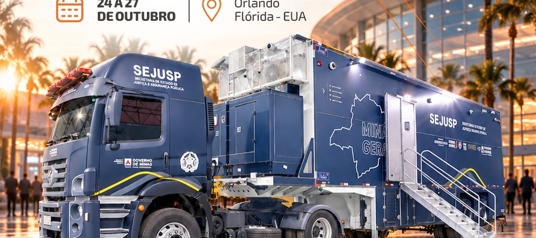 Mobile na IACP 2026, 24 a 27 de outubro em Orlando, com unidade móvel para segurança pública